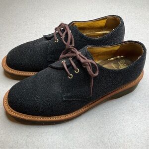 Dr. Martens 1461 Glitter Oxford 5UK‎ 7US Made In England Gold Glitter Bla…